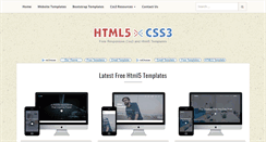 Desktop Screenshot of html5xcss3.com
